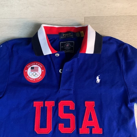 Polo Ralph‎ Lauren Kids Ecofast Pure The Team USA Polo Shirt - Picture 3 of 12